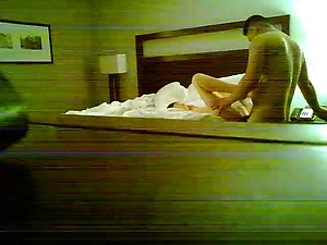 Married co-worker fucked in hotel and received anal creampie
