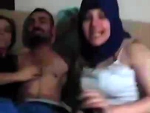 Hijab gangbang party video 1